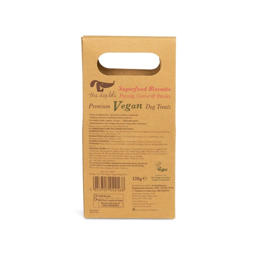 VEGAN DOG TREATS WITH PARSNIP, CARROT & PARSLEY - Image 2