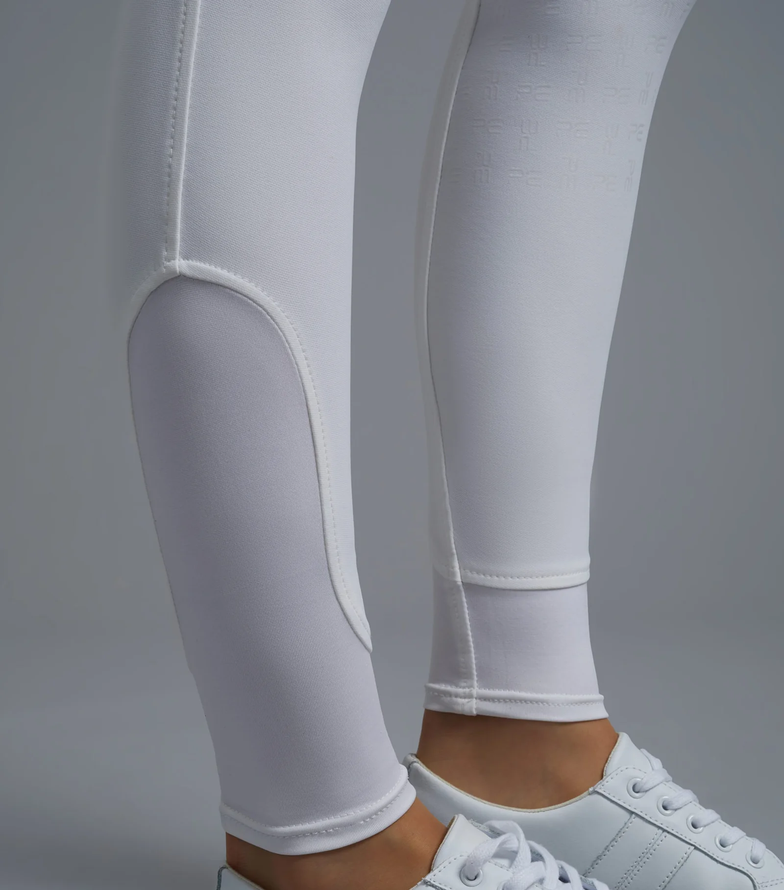 Premier Equine - Torino Ladies Full Seat Gel Competition Riding Breeches White - Various Sizes - Image 3