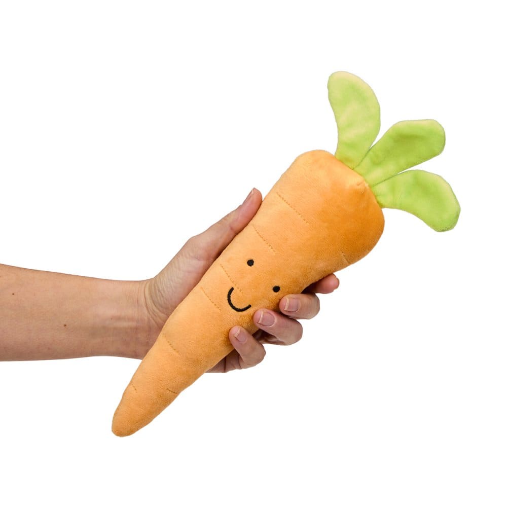 Petface - Foodie Faces Furry Carrot Plush Dog Toy - Image 4
