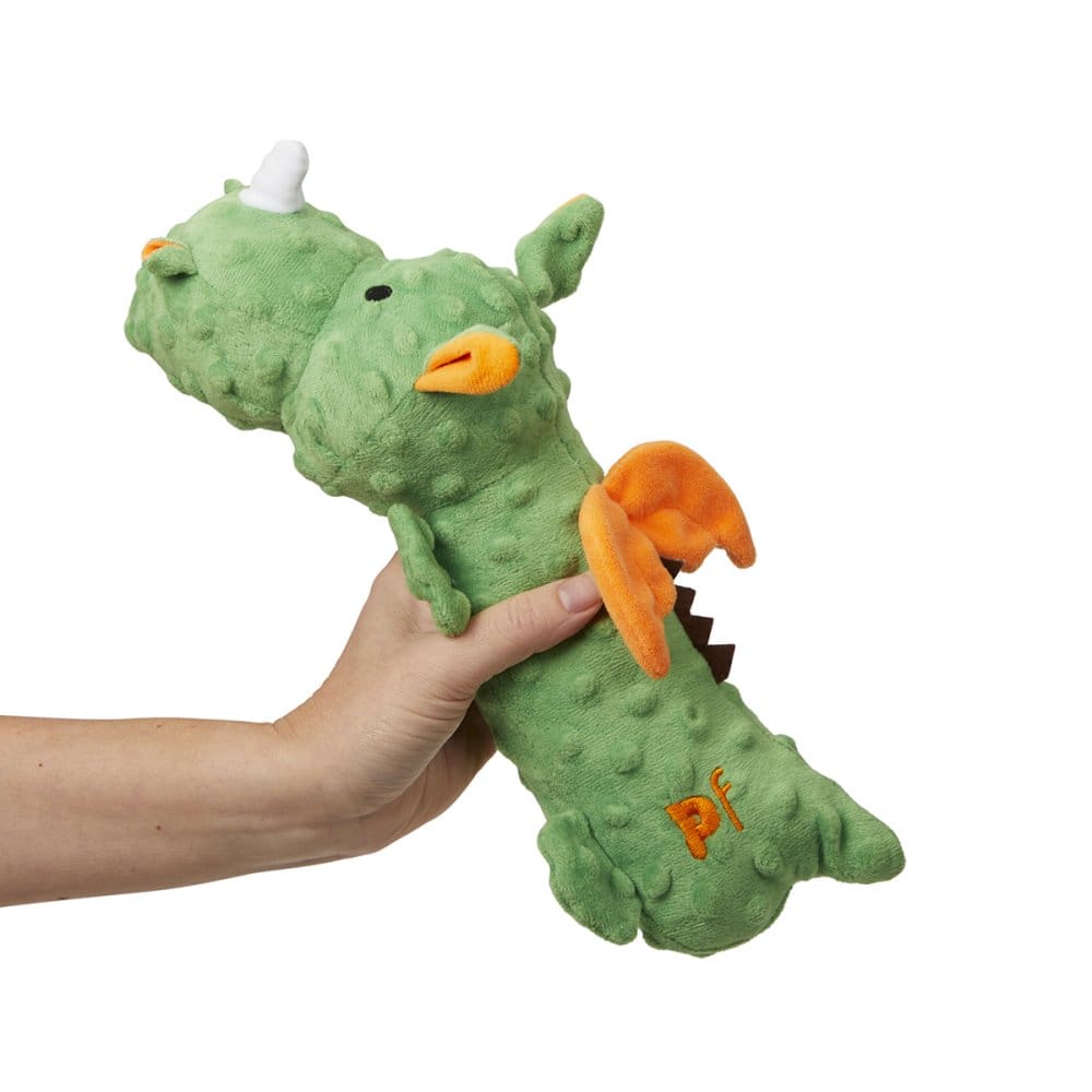 Petface Buddies - Soft Green Dragon Plush Dog Toy - Image 2