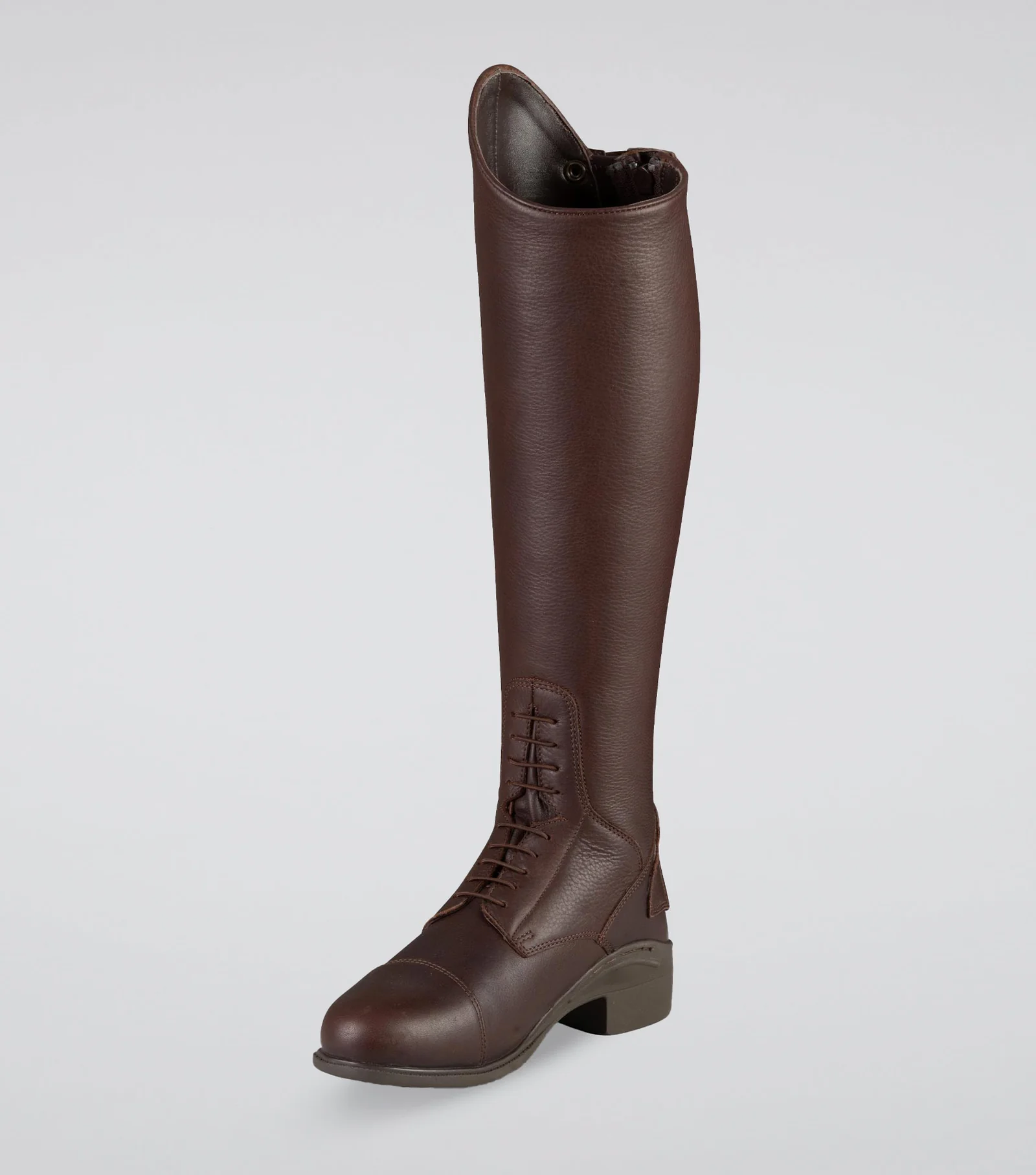 Premier Equine - Vallardi Ladies Leather Field Tall Riding Boot Brown Wide - Various Sizes - Image 3