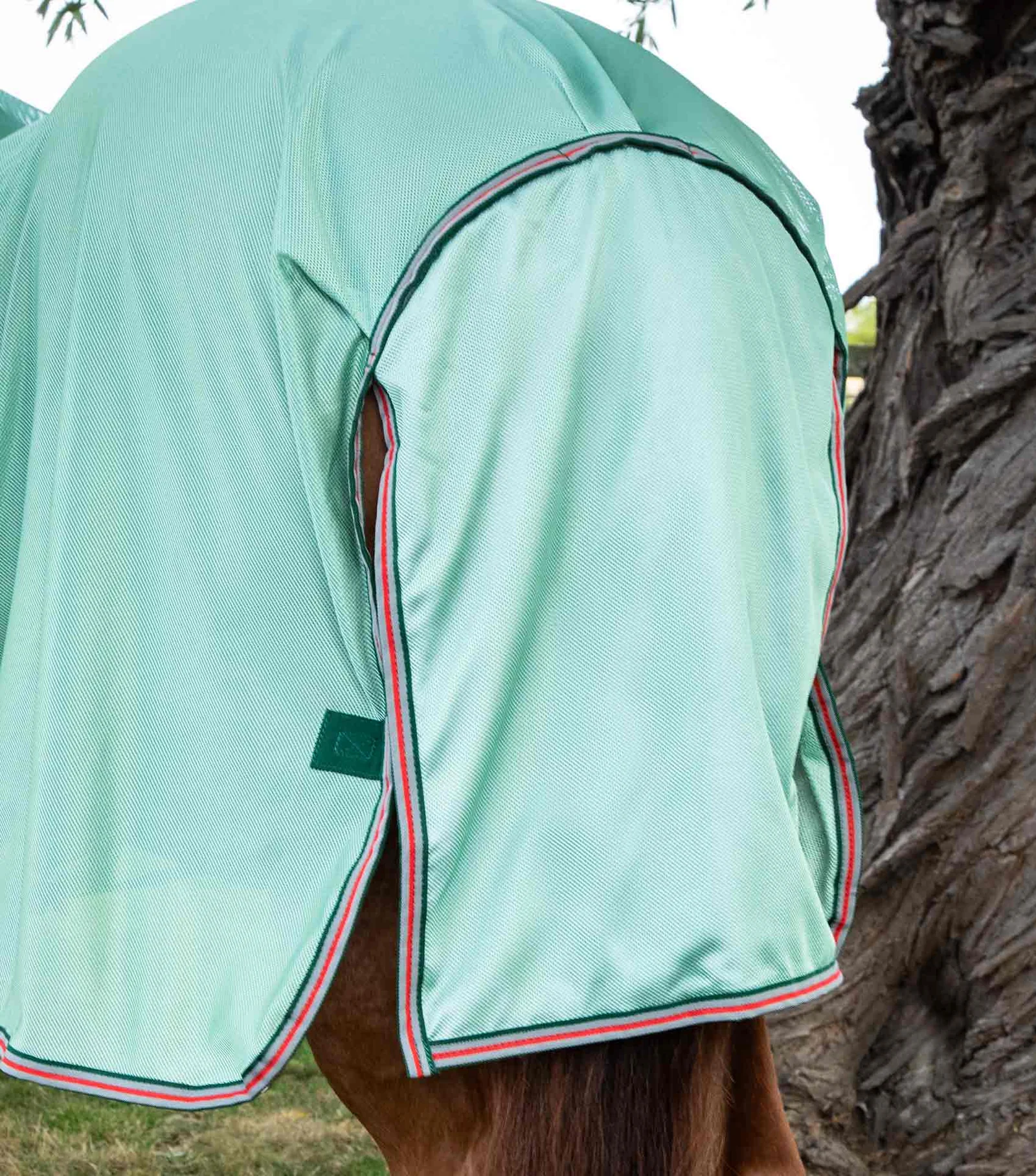 Premier Equine - Combo Mesh Air Fly Rug with Surcingles Mint Green - Various Sizes - Image 3
