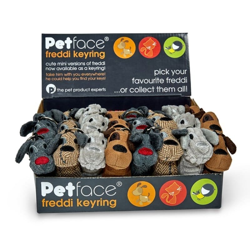 Petface - Freddi Keyring - Various Designs